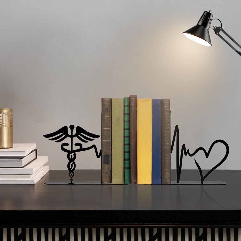 Bookends for Med‎ Student, Doctor, Nurse etc. Medical Theme Set Brand New !!